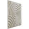 Ekena Millwork 19 5/8in. W x 19 5/8in. H Spiral EnduraWall Decorative 3D Wall Panel Covers 2.67 Sq. Ft. WP20X20SPGBW - alternate 6